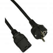 Kabel zasilający serwerowy Akyga AK-UP-01 IEC C19 CEE 7/7 250V/50Hz 1.8m