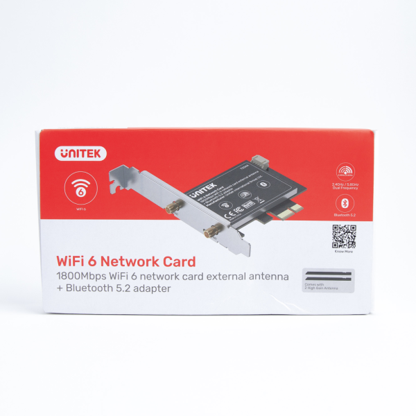 Unitek Karta sieciowa WiFi 6 na PCI-E, BT 5.2-13164146