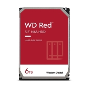 Dysk HDD WD Red WD60EFAX (6 TB ; 3.5"; 256 MB; 5400 obr/min; SMR)