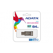 Pendrive ADATA UV131 AUV131-64G-RGY (64GB; USB 3.0; kolor szary)