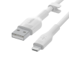 Belkin USB-A - Lightning silicone 2M White-16852964