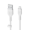 Belkin USB-A - Lightning silicone 2M White-16852965