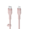 Kabel BoostCharge USB-C do Lightning silikonowy 2m, różowy-16853034