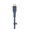 Kabel BoostCharge USB-C do USB-C 2.0 silikonowy 2m, niebieski