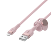 Kabel BoostCharge USB-A do Lightning silikonowy 3m, różowy-16853178