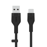 Belkin USB-A - USB-C silicone 2M Black