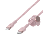 Belkin USB-C to LTG Braided silicone 1M Pink