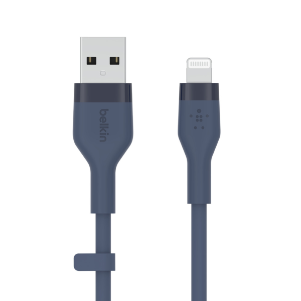 Kabel BoostCharge USB-A do Lightning silikonowy 1m, niebieski-16852951