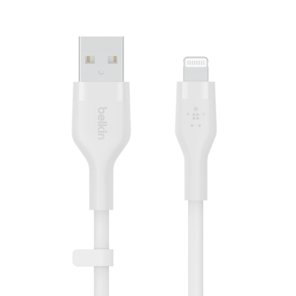 Belkin USB-A - Lightning silicone 2M White-16852966