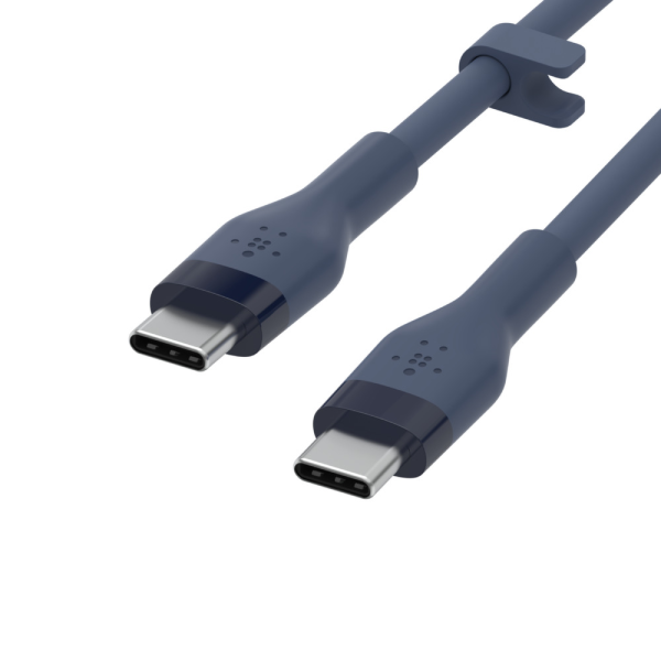 Kabel BoostCharge USB-C do USB-C 2.0 silikonowy 2m, niebieski-16853113