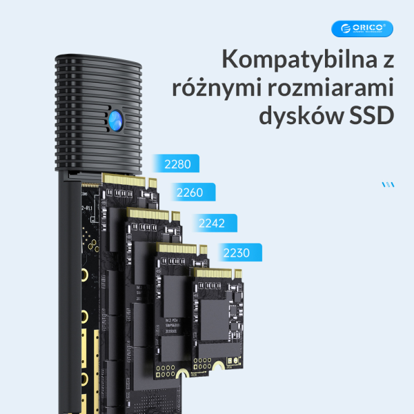 Orico Obudowa dysku M.2 SATA USB-C 5Gbps-16855376