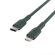 Kabel PVC USB-C/Lightning 1m, zielony