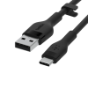 Belkin USB-A - USB-C silicone 1M Black-1801179