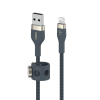 Kabel BoostCharge USB-A do Lightning silikonowy 3m, niebieski-1801320