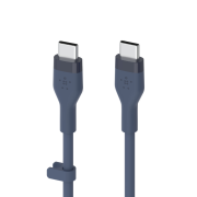 Kabel BoostCharge USB-C do USB-C 2.0 silikonowy 3m, niebieski