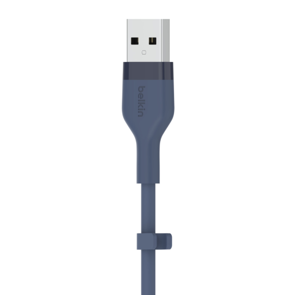 Kabel BoostCharge USB-A do Lightning silikonowy 1m, niebieski-1801074
