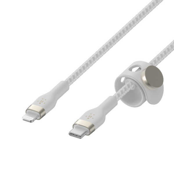 Belkin USB-C to LTG Braided silicone 2M White-1801354