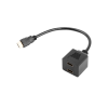 Kabel adapter/splitter Lanberg AD-0019-BK HDMI-A (M) -> 2x HDMI-A (F) 0,2m czarny-1855941