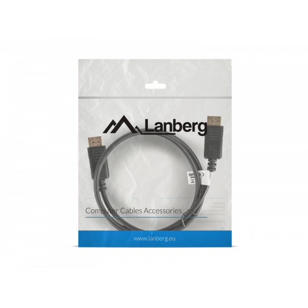 Kabel DisplayPort Lanberg M/M 1m 4K czarny-1859434