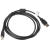 Kabel USB 2.0 Lanberg AM-BM Ferryt 1,8m czarny