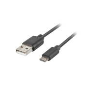 Kabel USB 2.0 Lanberg micro BM-AM 1,0m QC 3.0 czarny