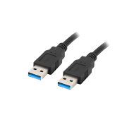 Kabel USB 3.0 Lanberg AM-AM 1,8m czarny