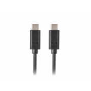 Kabel USB 2.0 Lanberg Type-C M/M 0,5m czarny