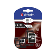Karta pamięci MicroSDHC Verbatim 32GB Class 10 + adapter