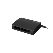 Switch niezarządzalny PoE+ Lanberg 5x 1Gb (4 porty PoE, 30W/port, max 60W) Desktop