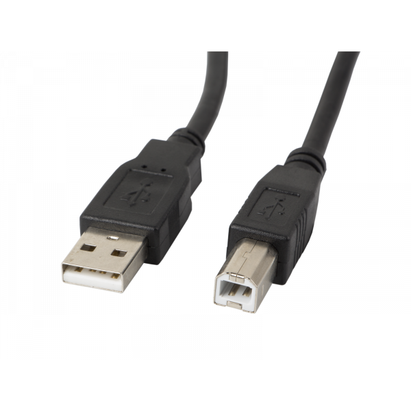 Kabel USB 2.0 Lanberg AM-BM Ferryt 1,8m czarny-1860787