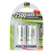 Ansmann Zestaw akumulatorów NiMH Rechargeable battery C / HR14 2500 mAh max 2 pcs.