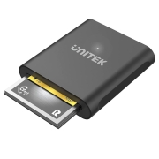 Czytnik kart pamięci Unitek R1004ABK CFast 2.0 USB-A/C 5Gbps czarny