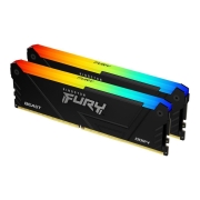 Pamięć DDR4 Kingston Fury Beast RGB 32GB (2x16GB) 1Gx8 3733MHz CL19 1,35V czarna