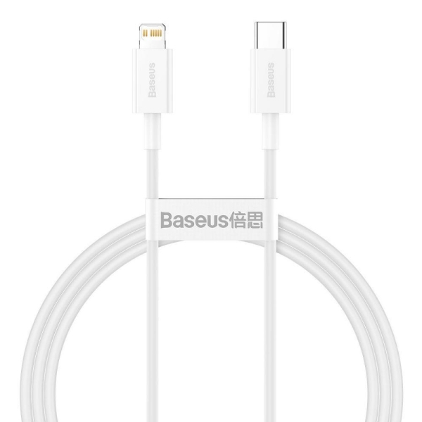 Kabel przewód USB-C / Typ-C - Lightning / iPhone 100cm Baseus CATLYS-A02 z obsługą szybkiego ładowania 20W PD