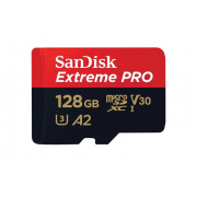 KARTA SANDISK EXTREME PRO microSDXC 128GB 200/90 MB/s A2 C10 V30 UHS-I U3