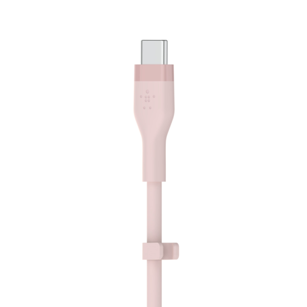 Kabel BoostCharge USB-C do Lightning silikonowy 2m, różowy-25785957