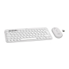 Zestaw bezprzewodowy klawiatura + mysz Logitech Pebble 2 Combo biały-26495714