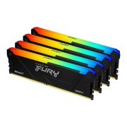 Pamięć DDR4 Kingston Fury Beast RGB 128GB (4x32GB) 3200MHz CL16 1,35V czarna