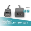 Kabel adapter DIGITUS DisplayPort, DP-HDMI typA, M/Ż 0,15m-26542043