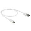 Kabel Micro USB AM-BM Dual Easy-USB 2m Biały-26557064
