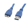 Kabel USB 3.0 micro AM-MBM5P 3M niebieski
