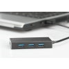 Hub/Koncentrator DIGITUS 4-portowy USB 3.0 SuperSpeed, aktywny, aluminium-26587499