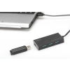 Hub/Koncentrator DIGITUS 4-portowy USB 3.0 SuperSpeed, aktywny, aluminium-26587501