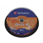 DVD-R 16x 4.7GB 10P CB           43523