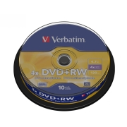 DVD+RW 4x 4.7GB 10P CB             43488