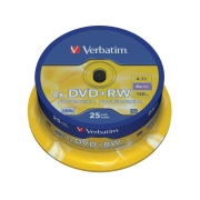 DVD+RW 4x 4.7GB 25P CB             43489