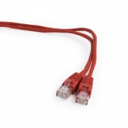 Kabel sieciowy UTP Gembird PP12-0.5M/R kat. 5e, Patch cord RJ-45 (0,5 m)