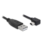Kabel USB A(M)->Mini USB BM5P(M) kątowy 50cm