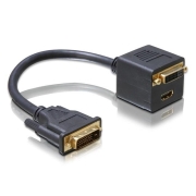 Adapter DVI-D->DVI-D(24+1)+HDMI