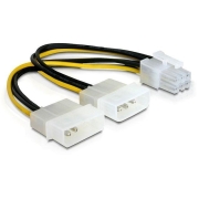 Kabel rozdzielacz zasilania 2xHDD/1xPCI Express 6Pin
